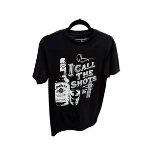 Jim Beam  Black Short Sleeve Young Men T-Shirt Size S/M